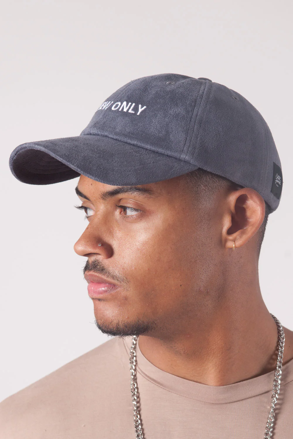 Casquette suède Crew Only bleu - Image 2