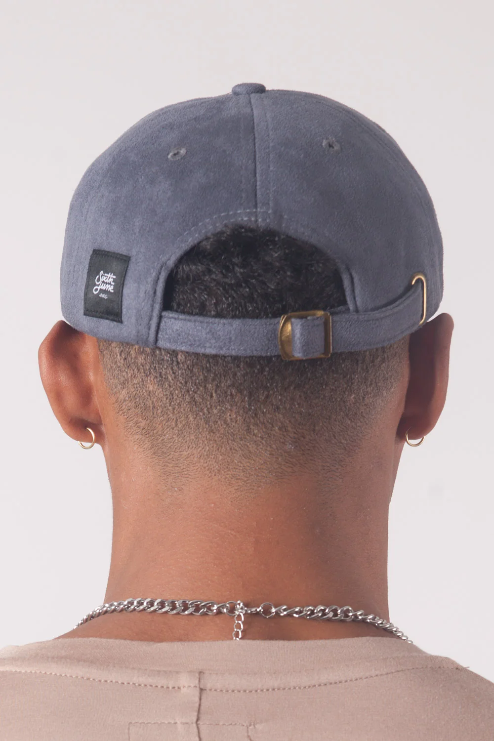 Casquette suède Crew Only bleu - Image 3