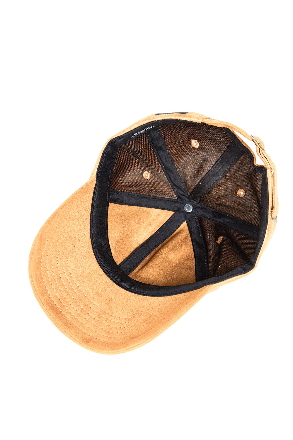 Casquette suède Crew Only jaune - Image 4