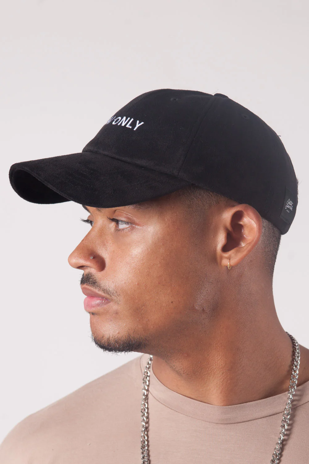 Casquette suède Crew Only noir - Image 2