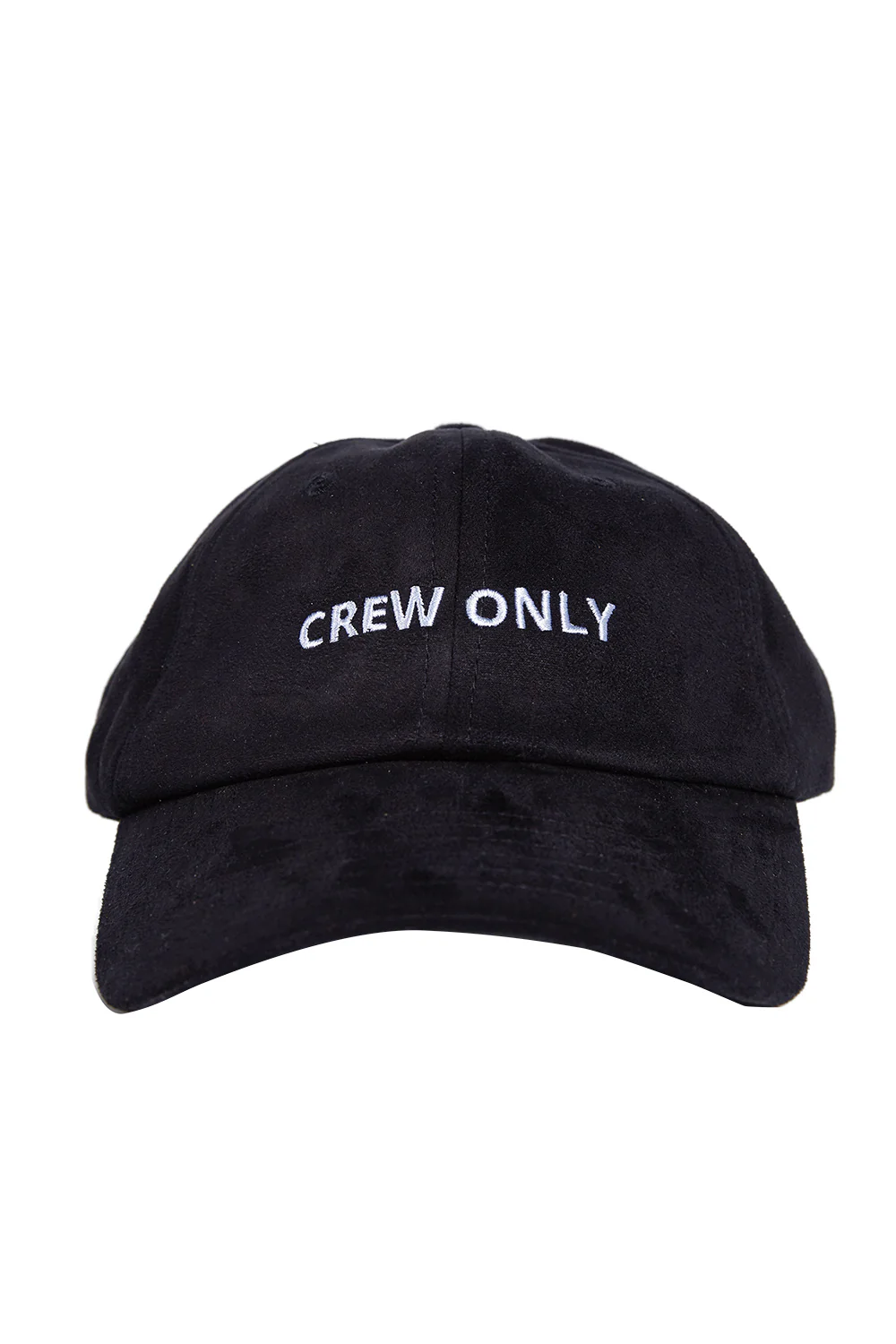 Casquette suède Crew Only noir - Image 4