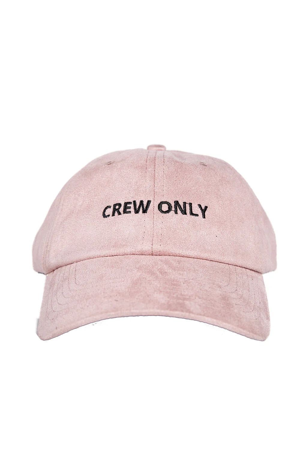 Casquette suède Crew Only rose - Image 7