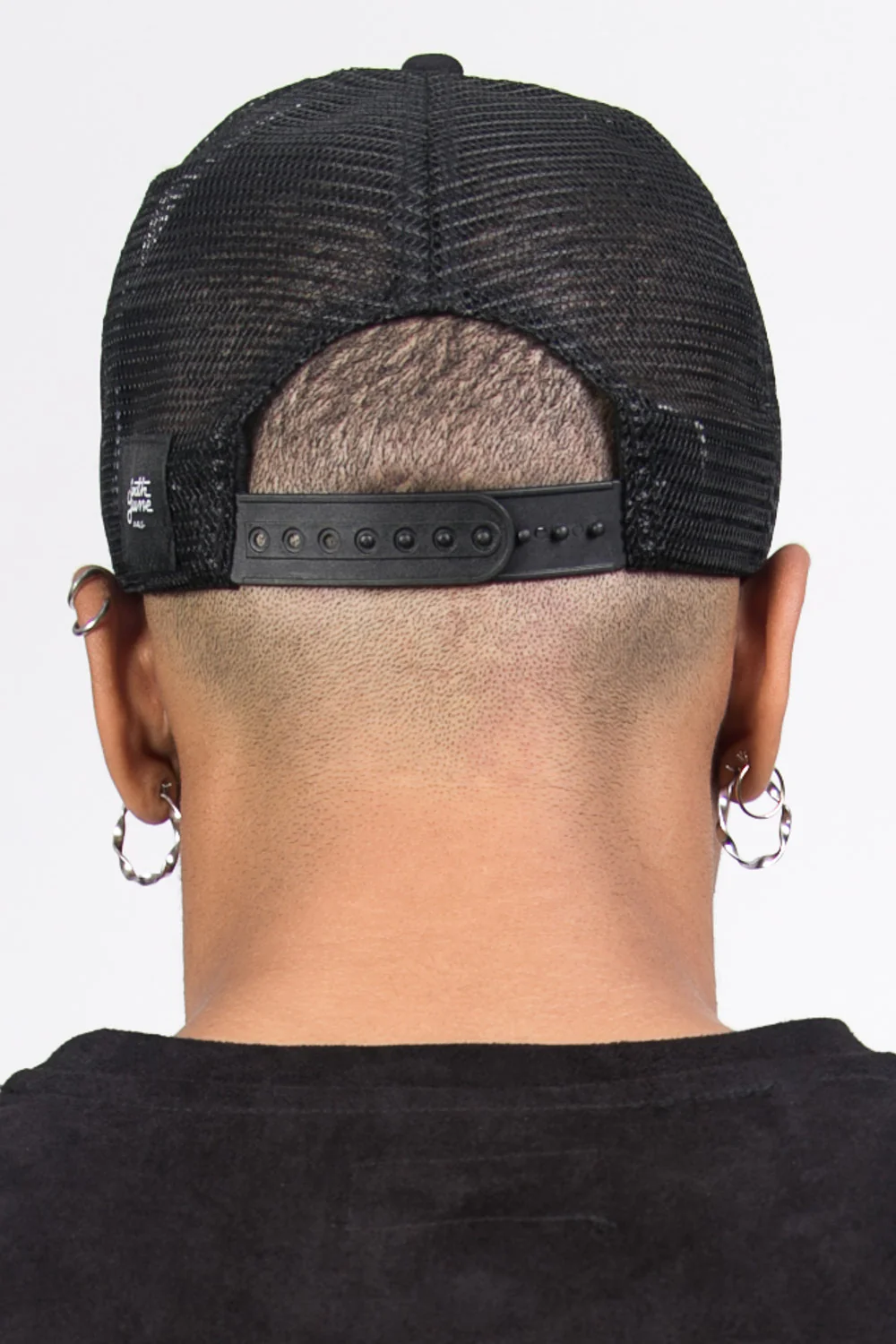 Casquette suédine brodée kaki - Image 5