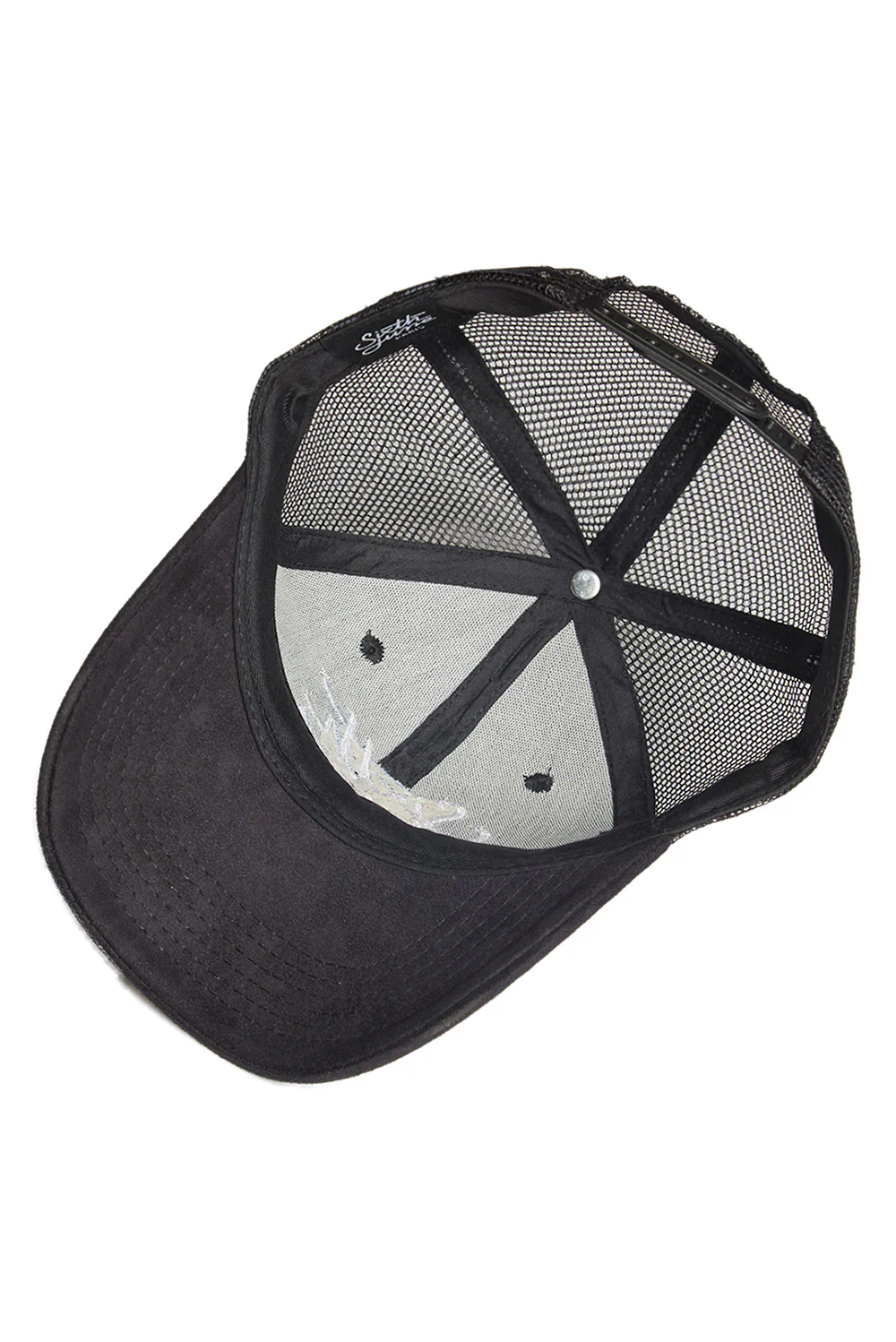 Casquette suédine brodée kaki - Image 7