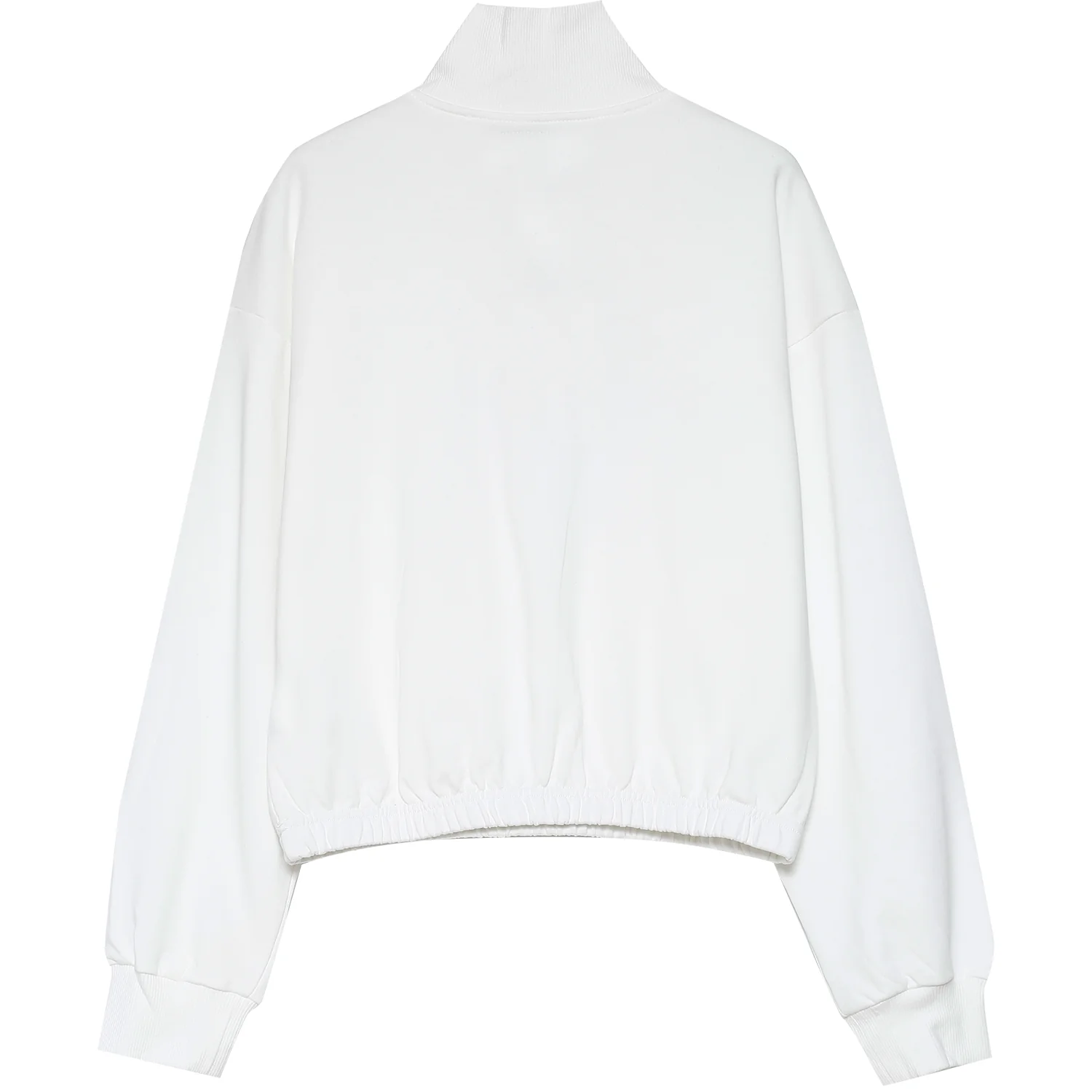 Sweatshirt cargo col blanc - Image 7