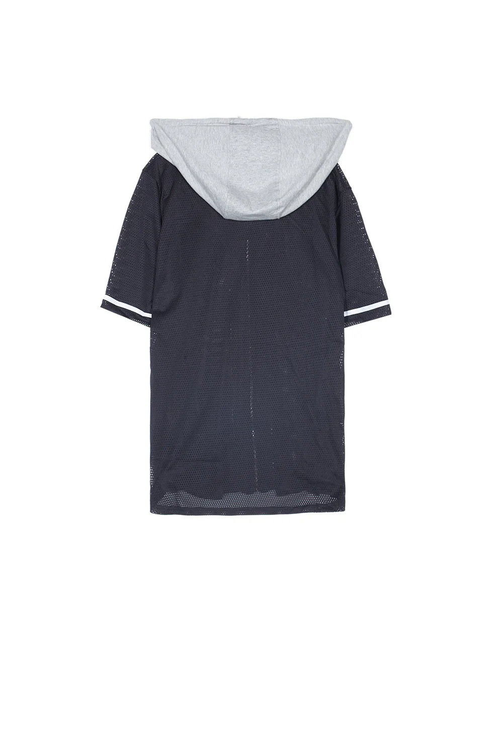 Chemise baseball logo capuche noir - Image 7