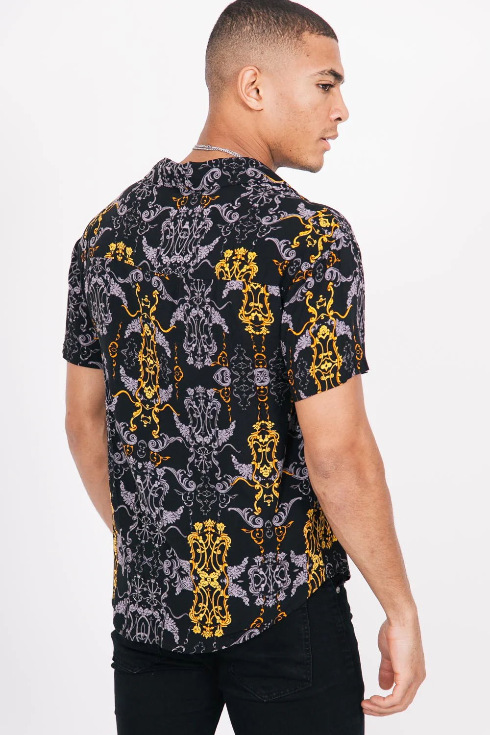 Chemise imprimés noir - Image 3