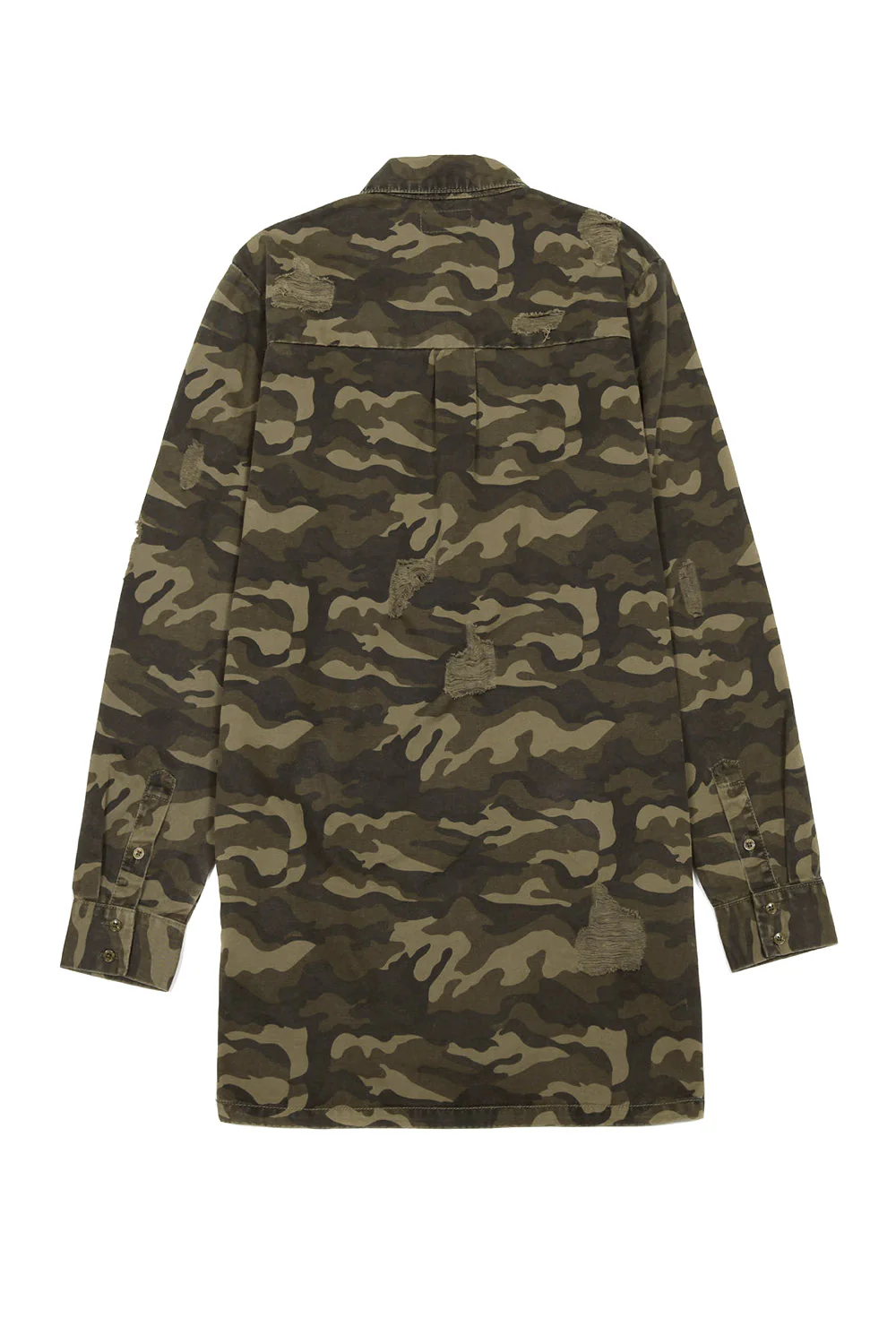 Chemise déchirée jean camouflage - Image 6