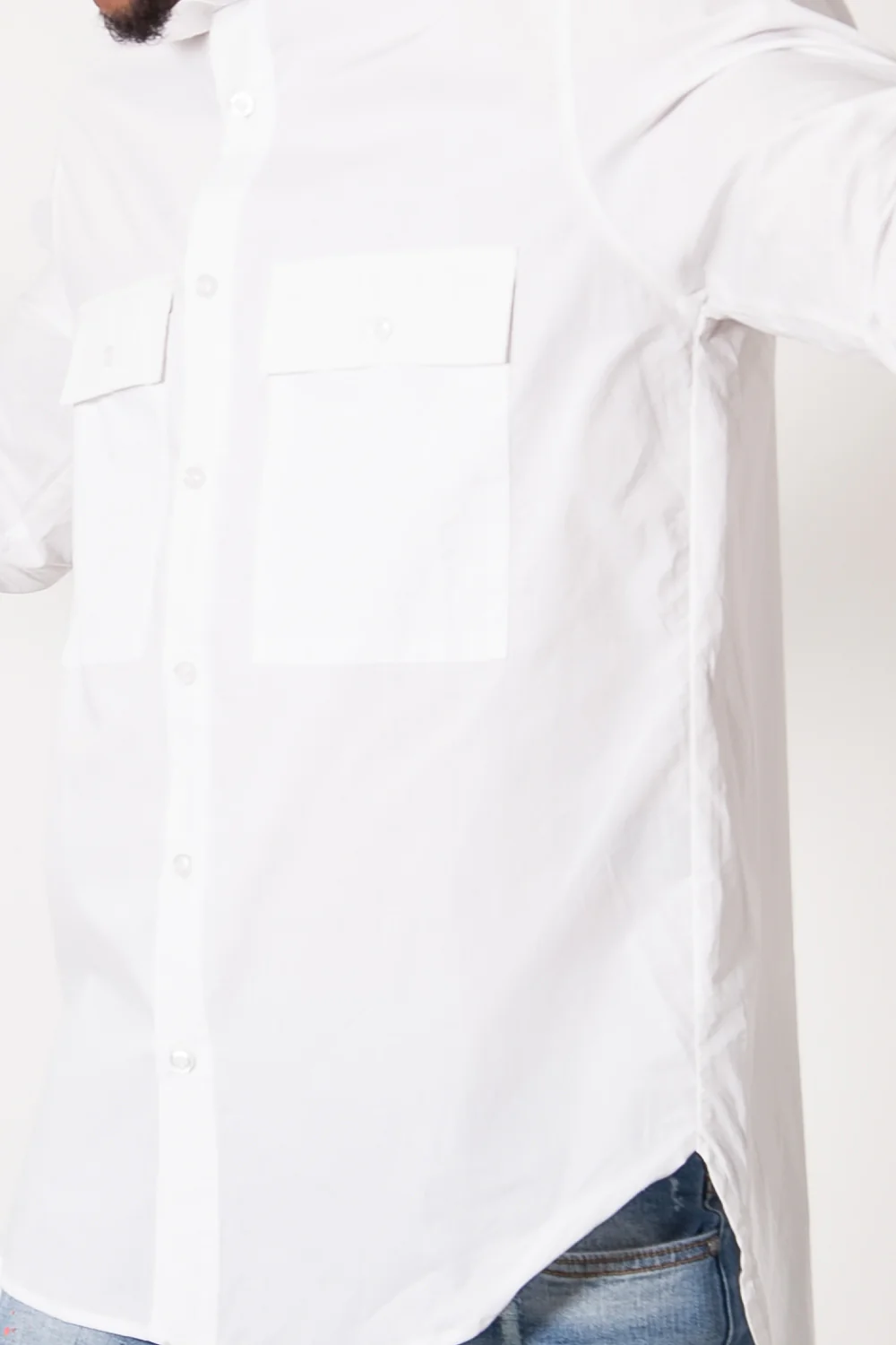 Chemise mao blanc - Image 3