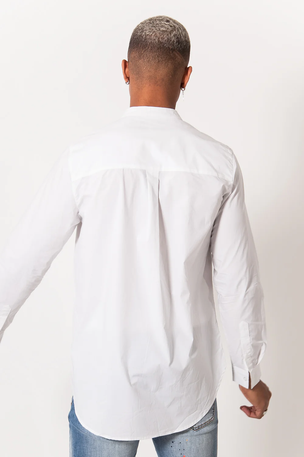 Chemise mao blanc - Image 5