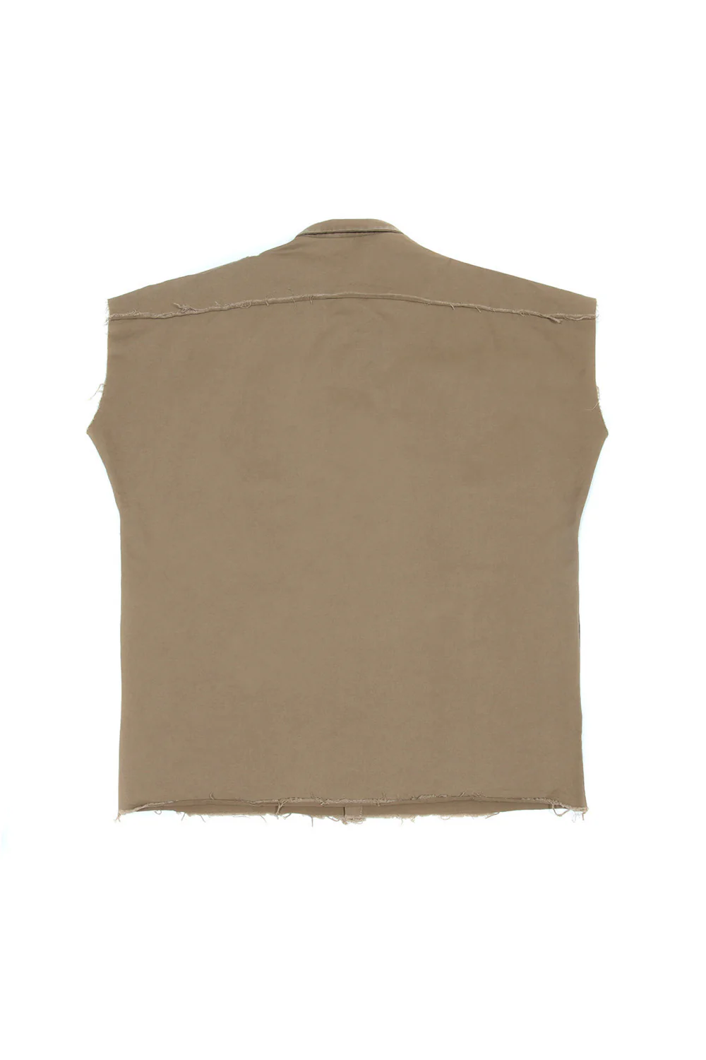 Chemise sans manches Safari beige M2425VSH - Image 7