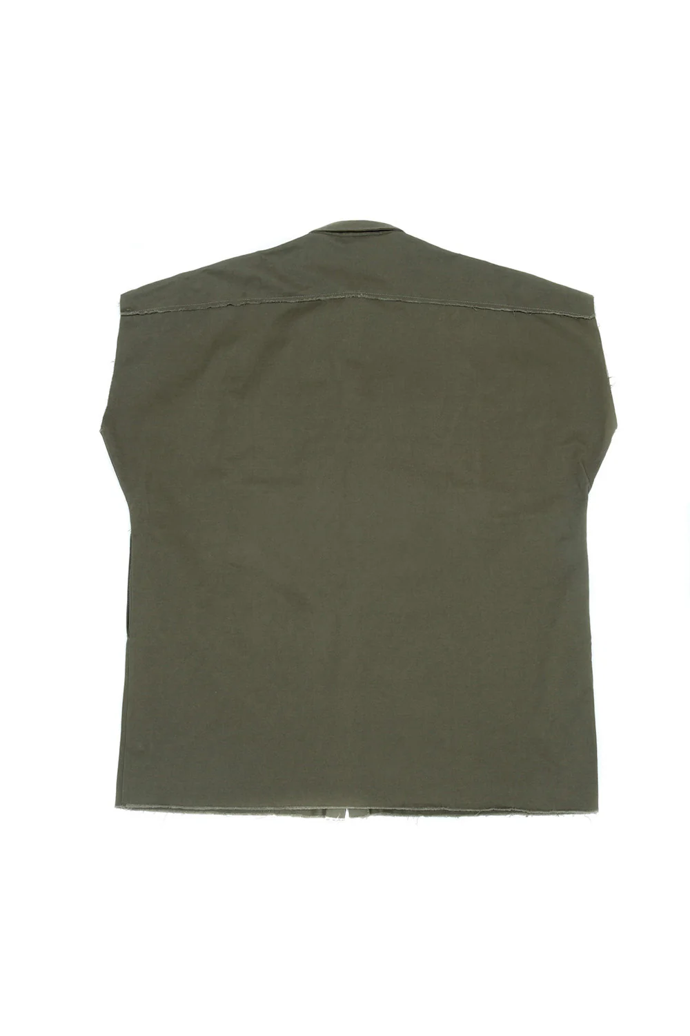Chemise sans manches Safari kaki M2425VSH - Image 5