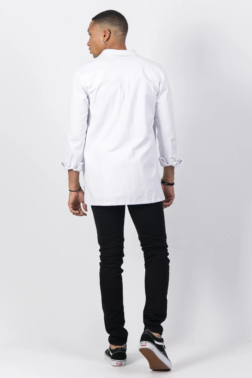 Chemise zippée cargo blanc - Image 3