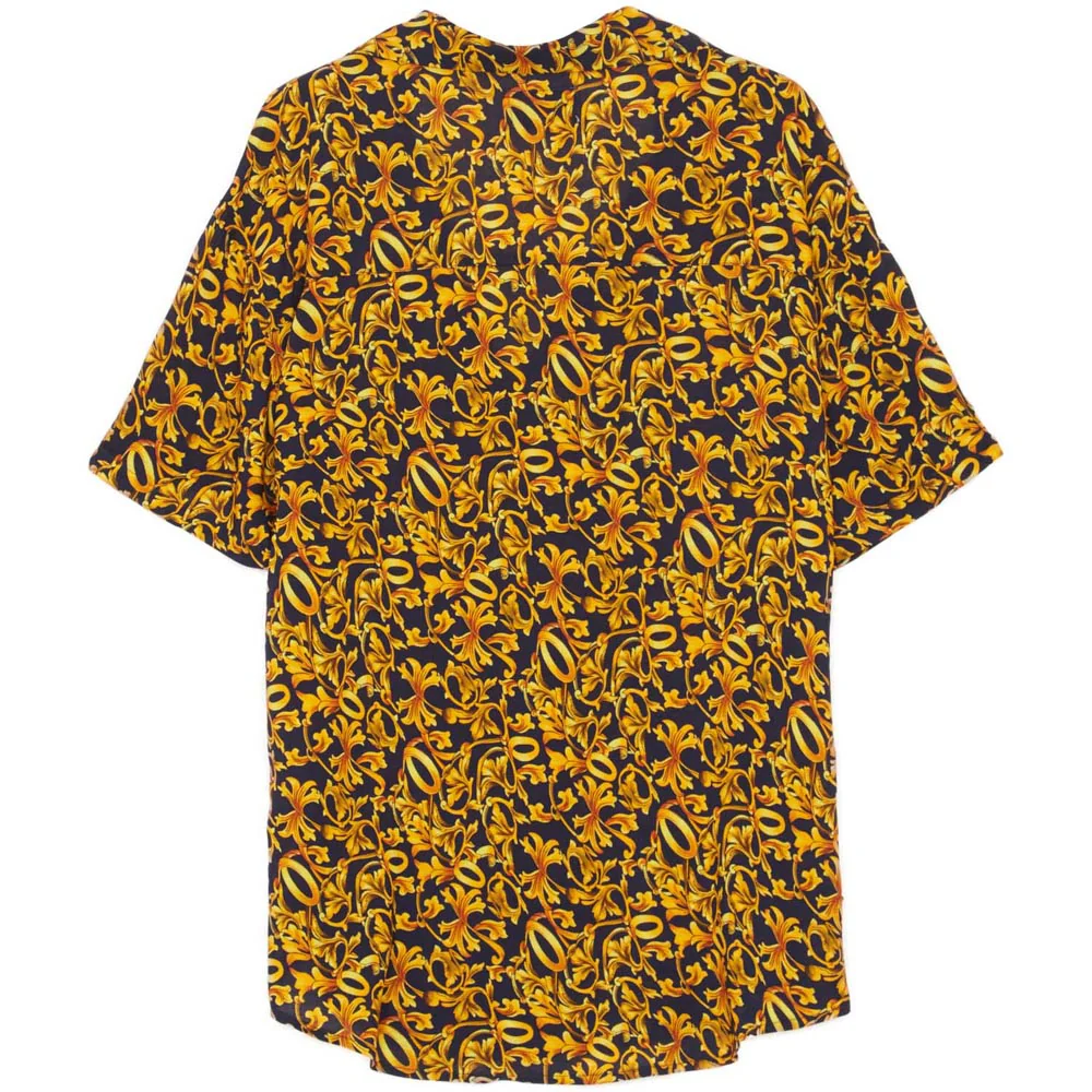 Chemisette large baroque bleu jaune - Image 5