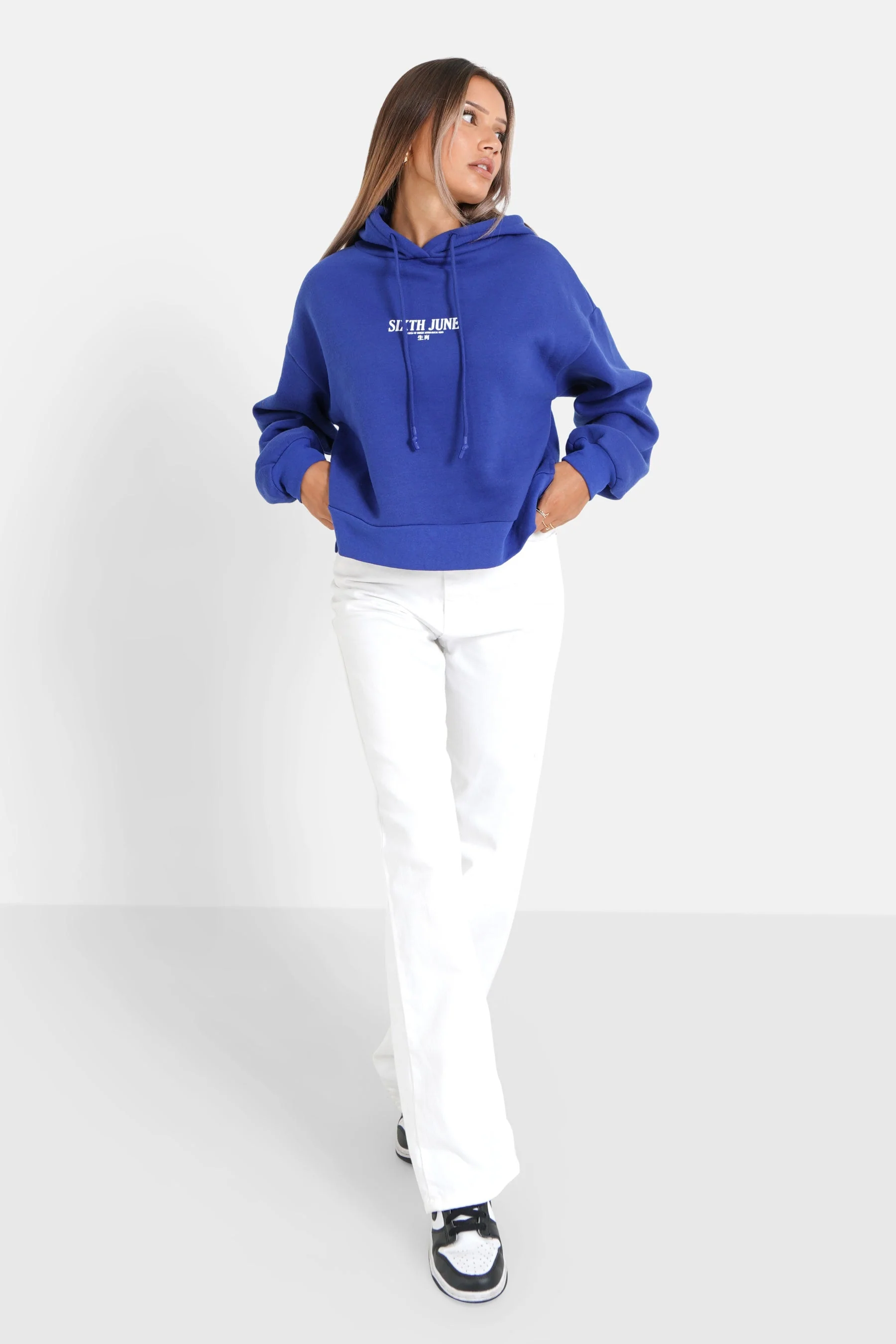 Sweat capuche astrologie chinese Bleu foncé - Image 2