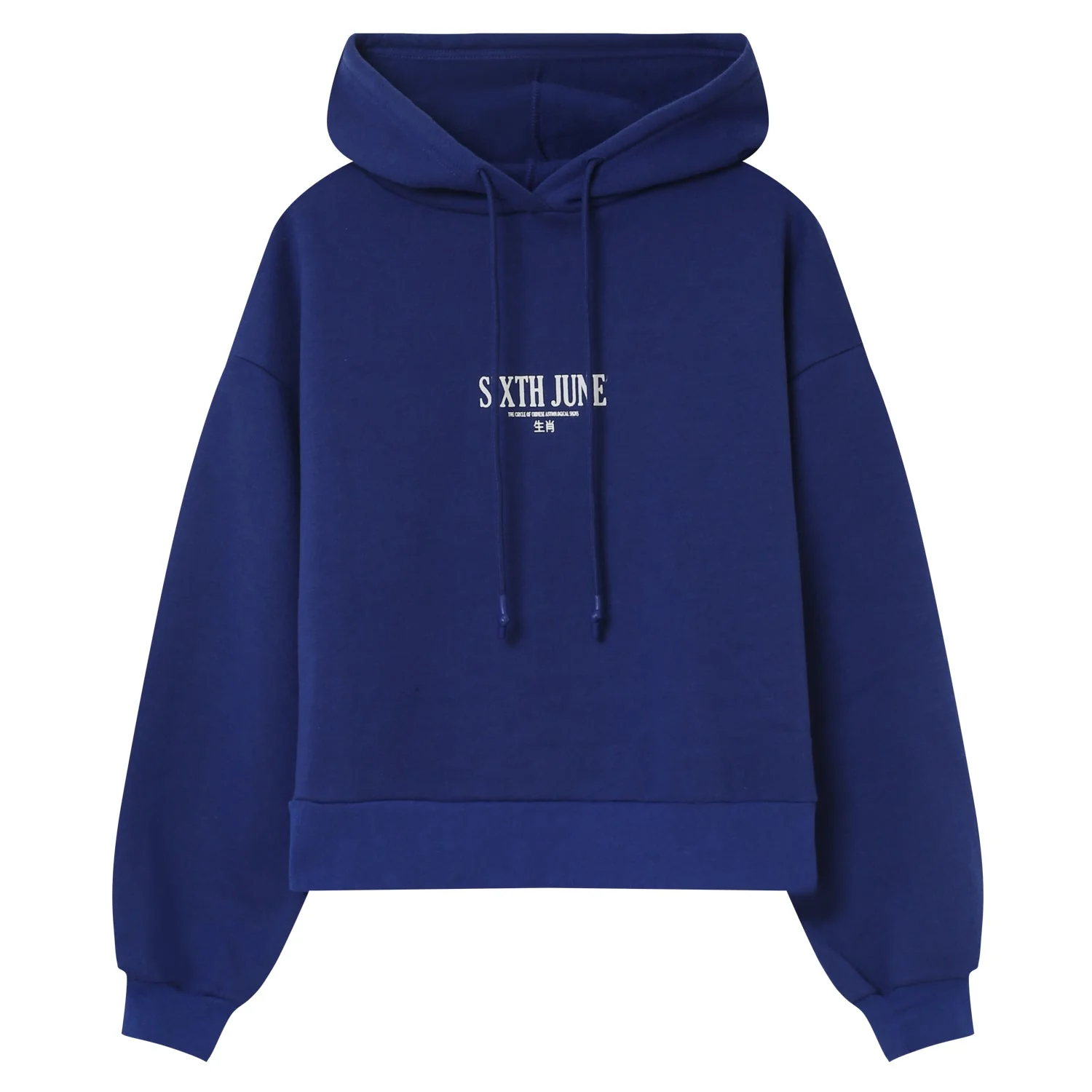 Sweat capuche astrologie chinese Bleu foncé - Image 7
