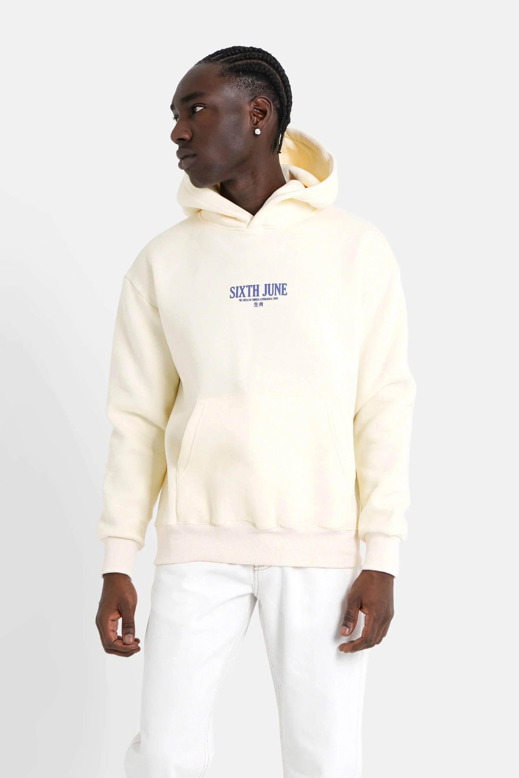 Sweat capuche signes zodiaque Jaune clair - Image 5