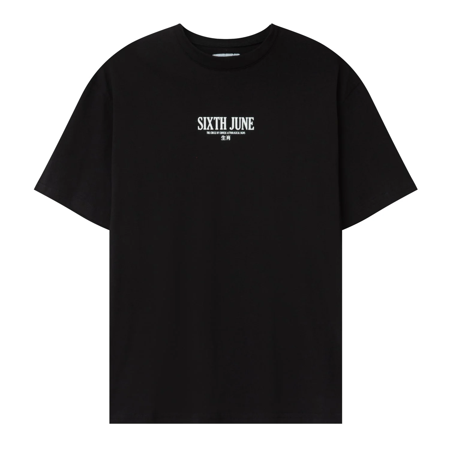 T-shirt astrologie chinese long Noir - Image 7