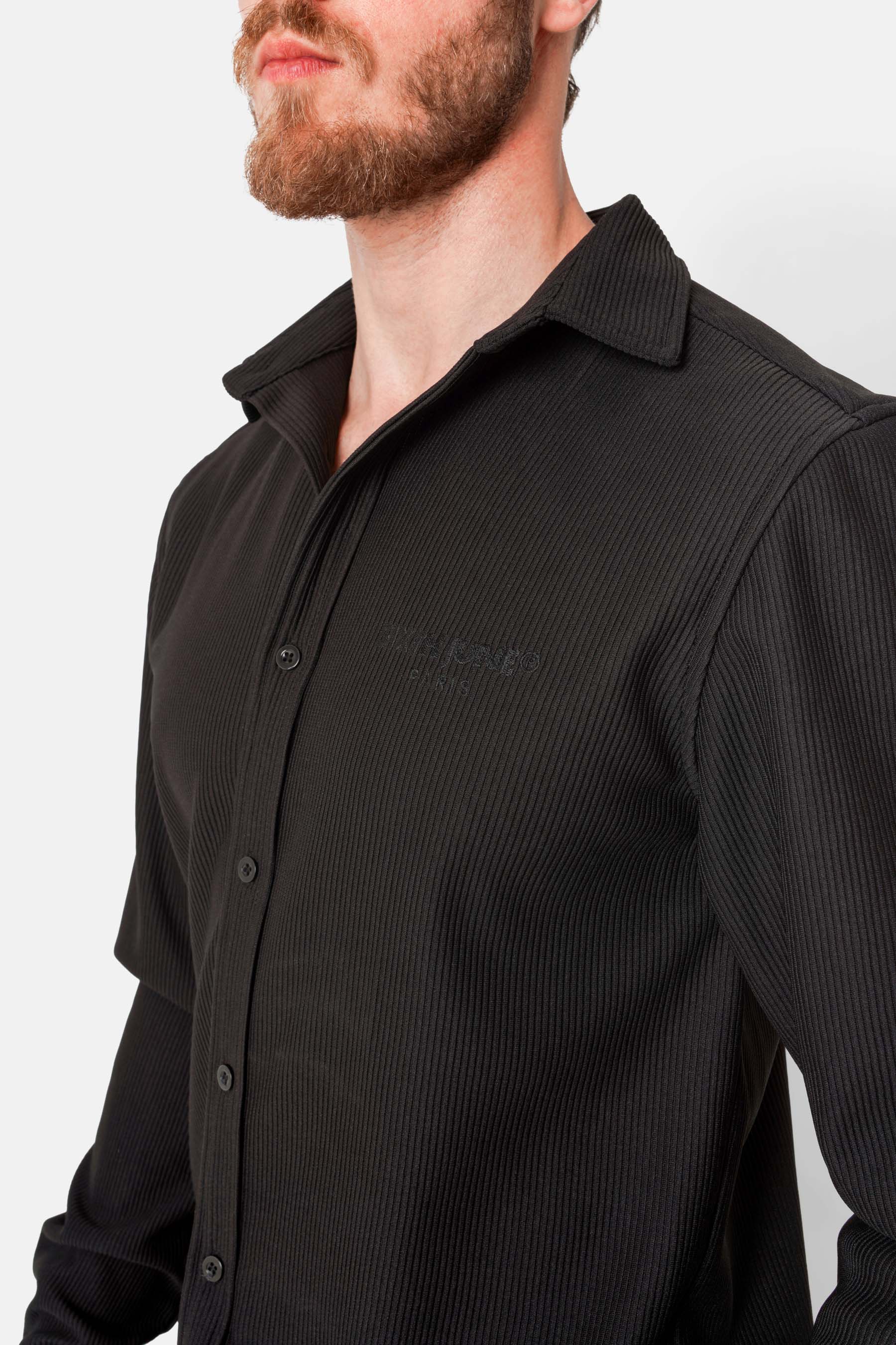 PLEATED logo l/s shirt - Image 3