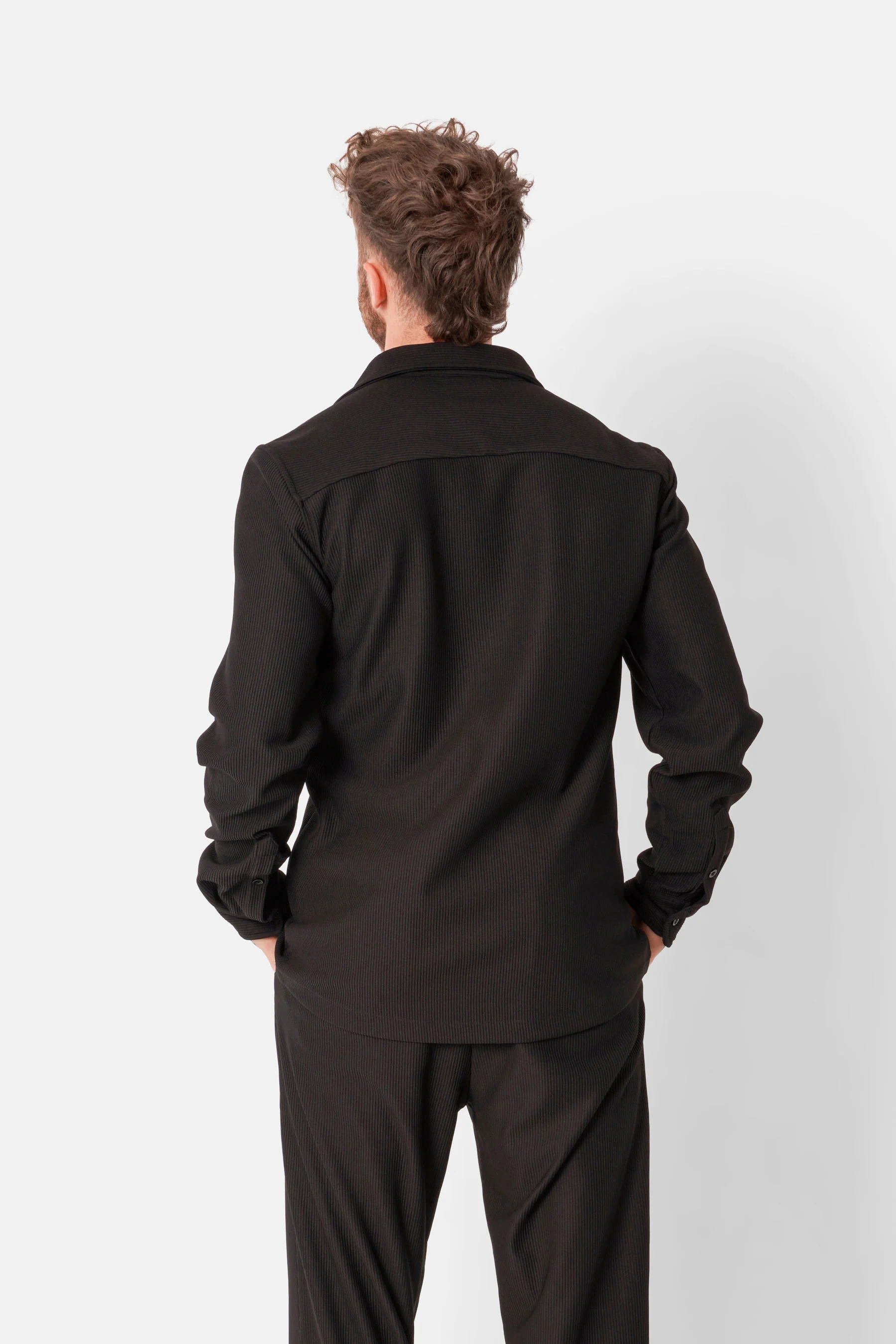 PLEATED logo l/s shirt - Image 5