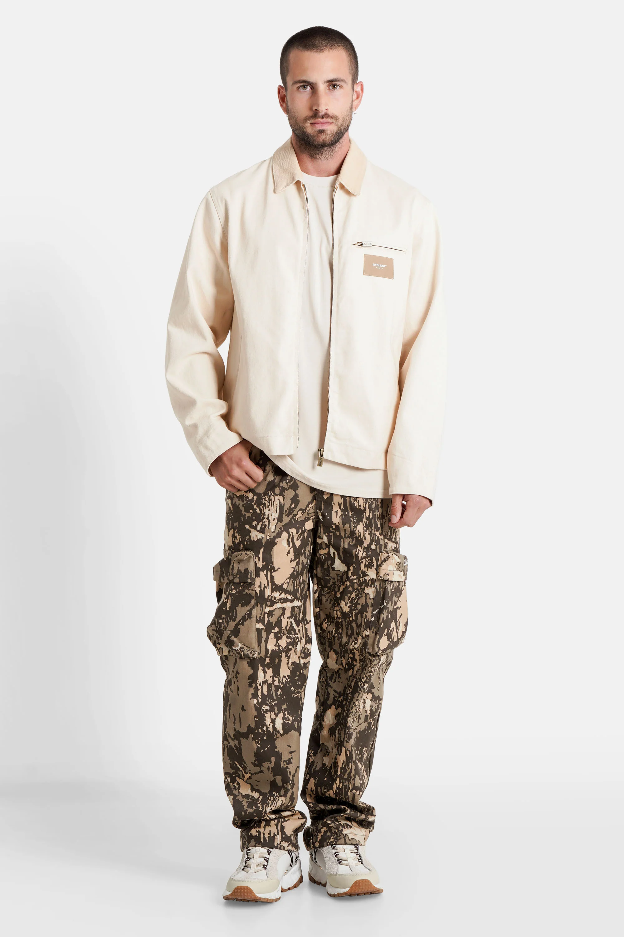 WORKWEAR velvet collar jacket - Image 2