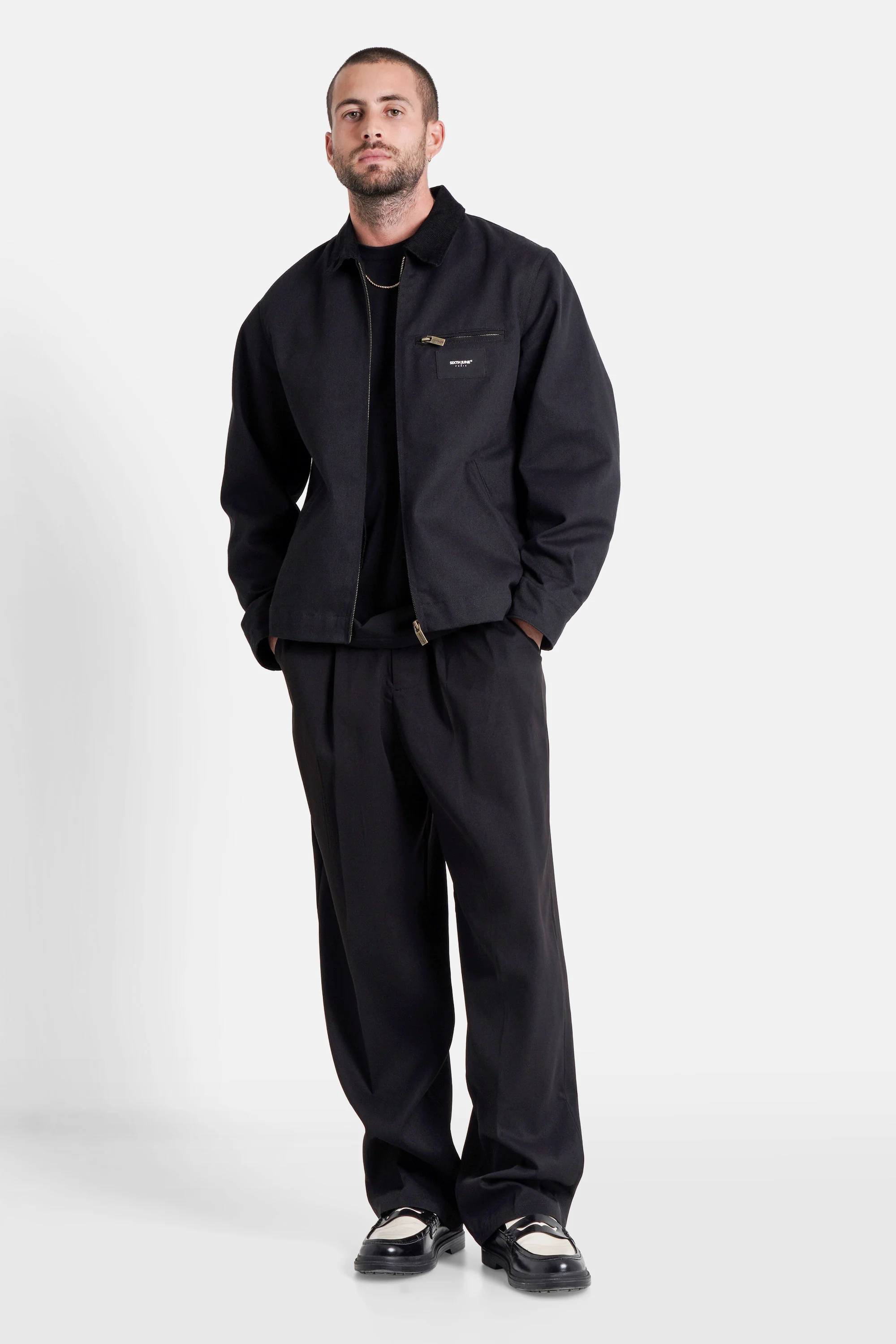WORKWEAR velvet collar jacket - Image 2