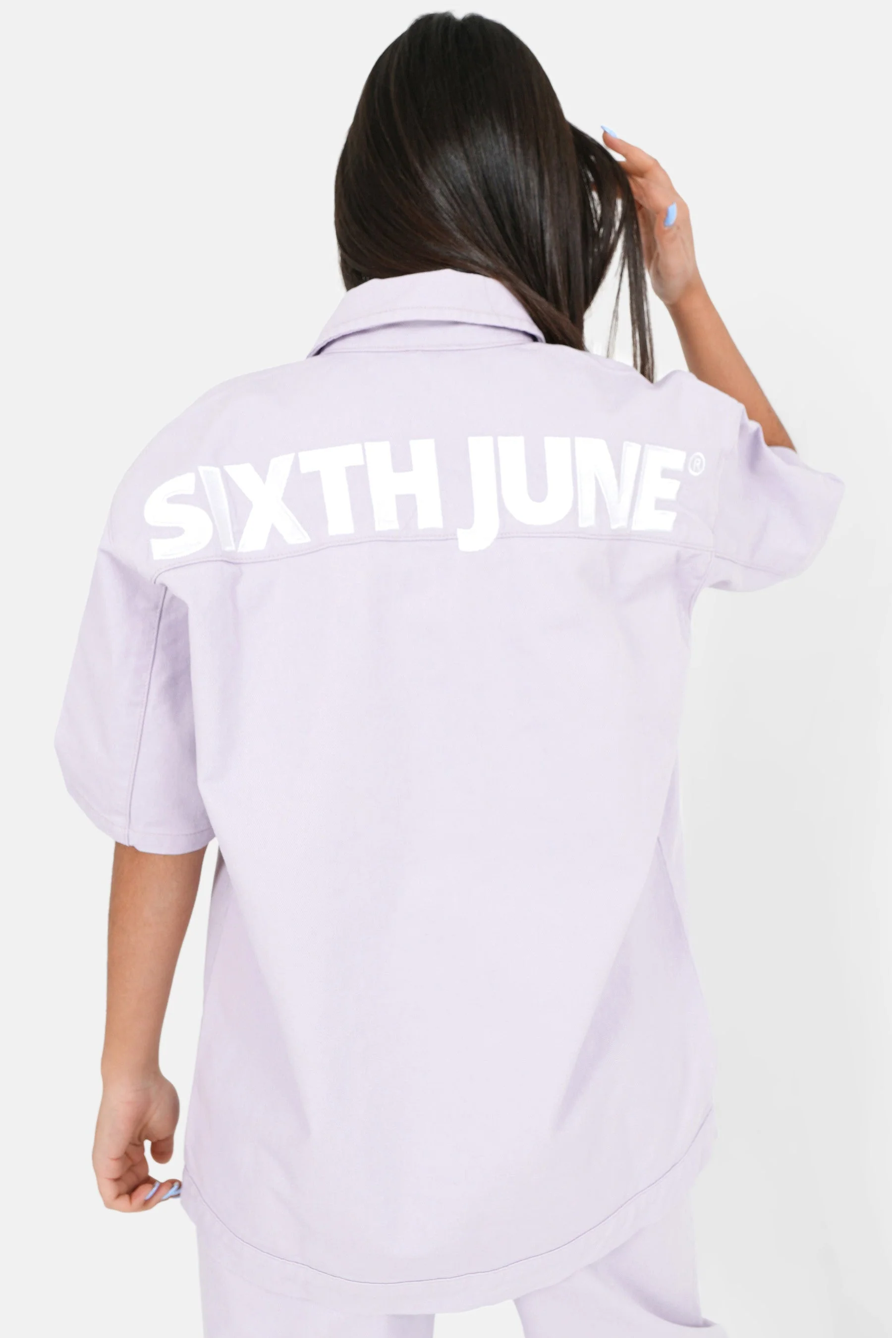COLORFUL oversized denim jacket - Image 5