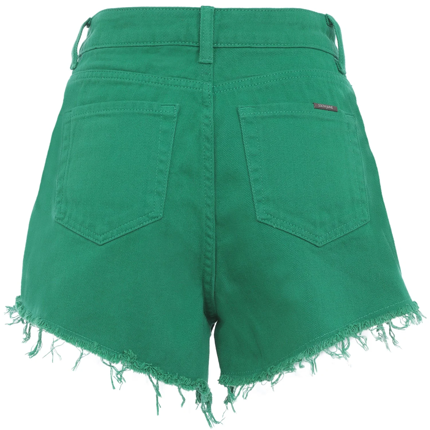 Short uni effilé Vert foncé - Image 7