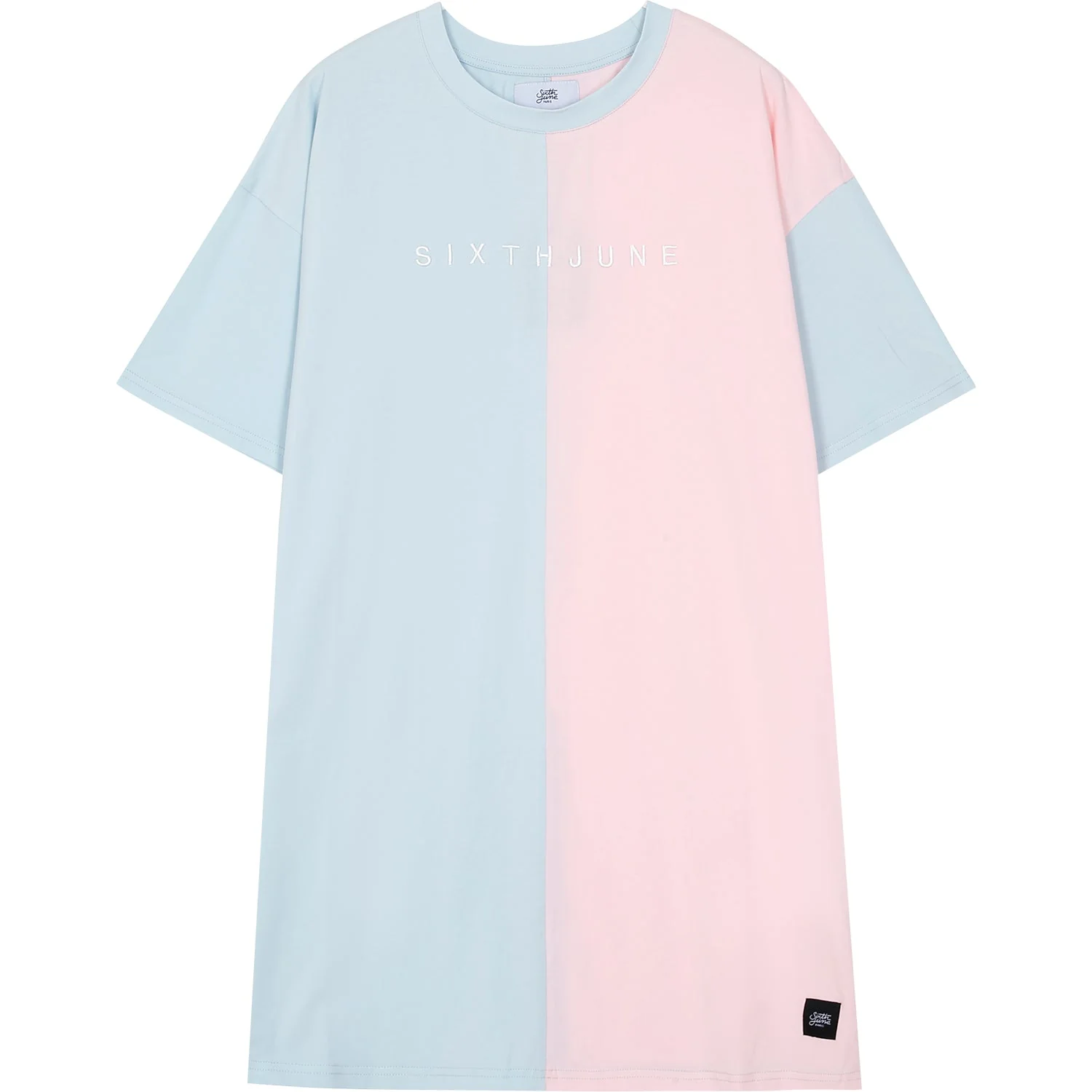 Robe bicolore Rose clair - Image 6
