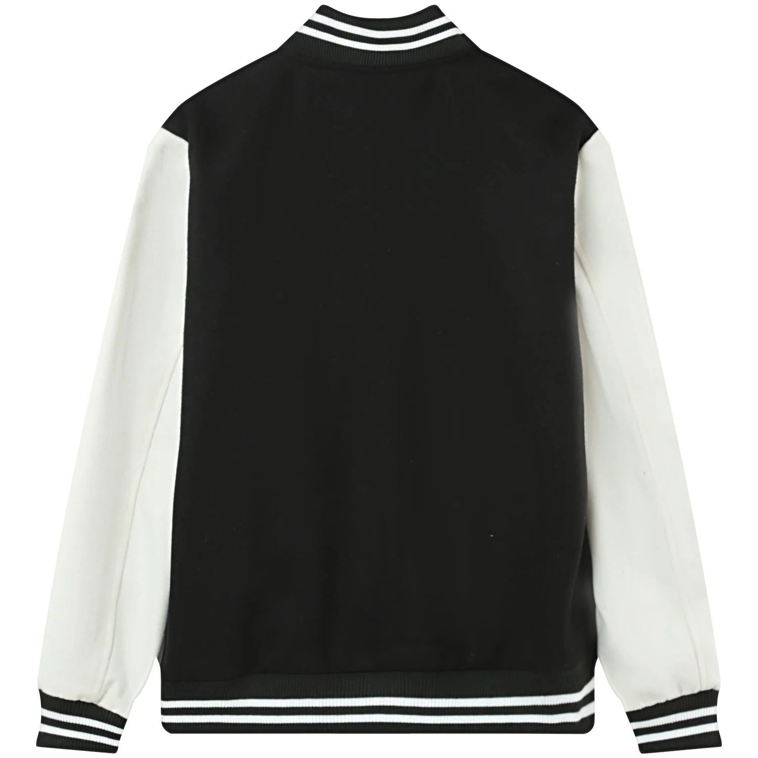 Veste teddy universitaire Noir - Image 9