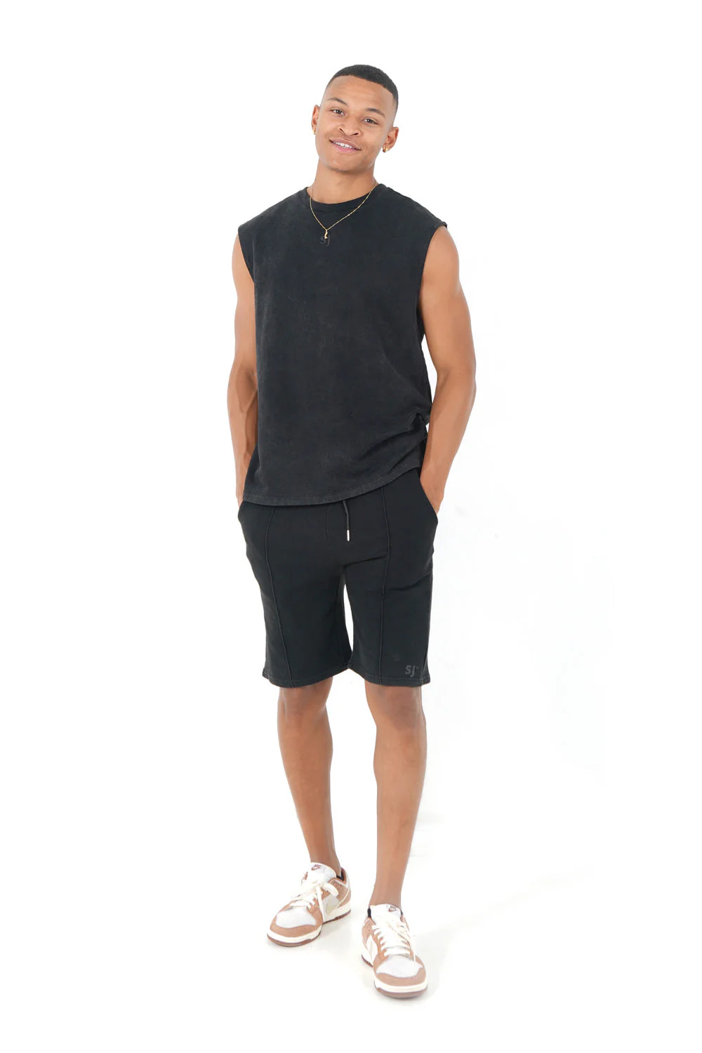 Short monogramme SJ Noir - Image 2