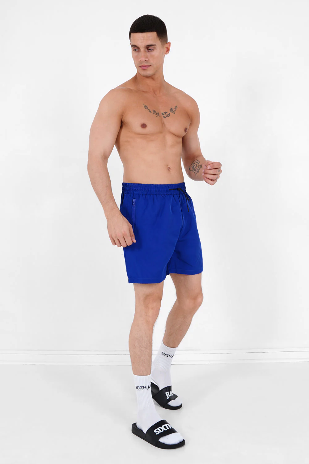 Short de bain logo Bleu foncé - Image 2