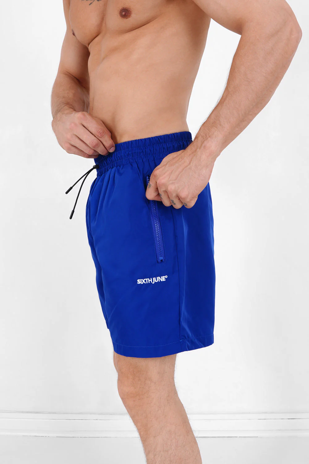 Short de bain logo Bleu foncé - Image 4