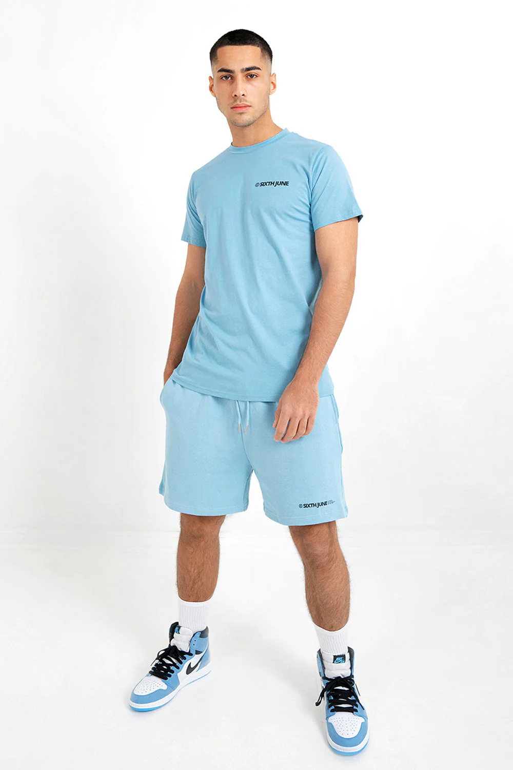 T-shirt essential logo Bleu clair - Image 2