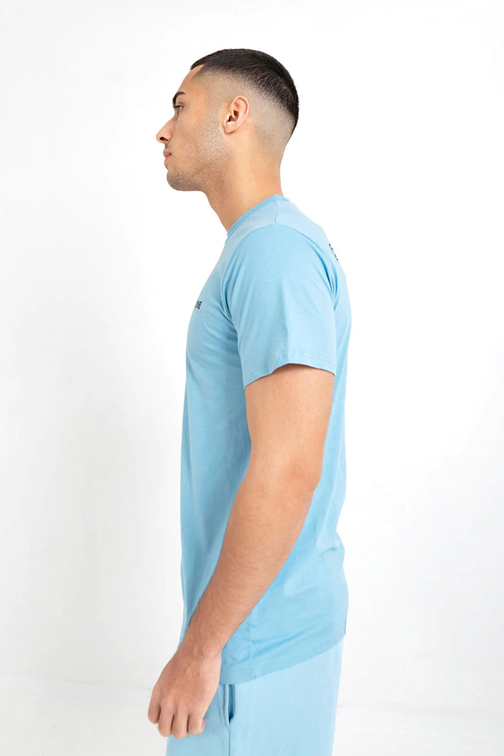 T-shirt essential logo Bleu clair - Image 4