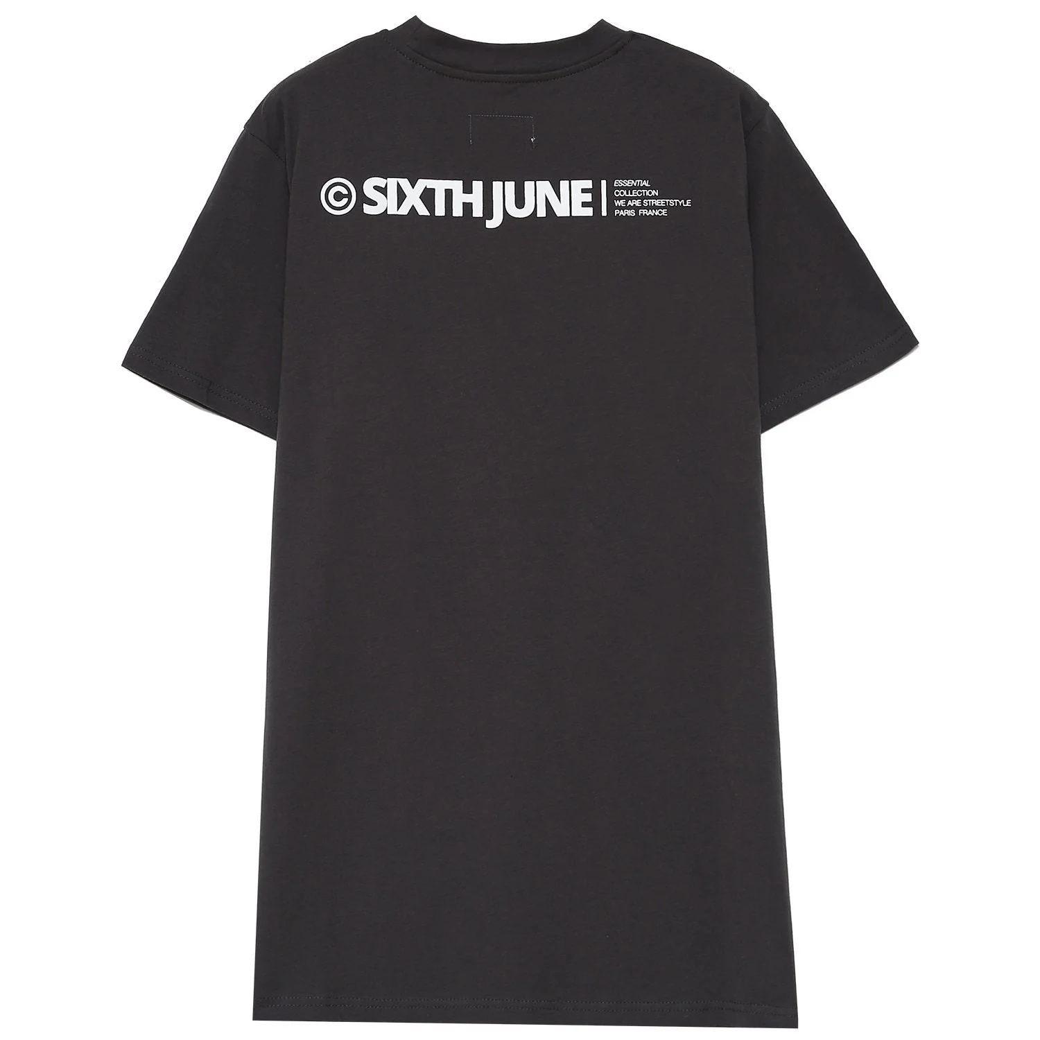 T-shirt essential logo Gris foncé - Image 5