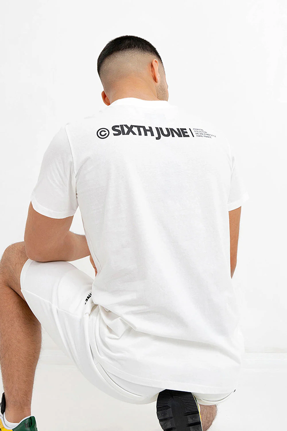 T-shirt essential logo Blanc - Image 4