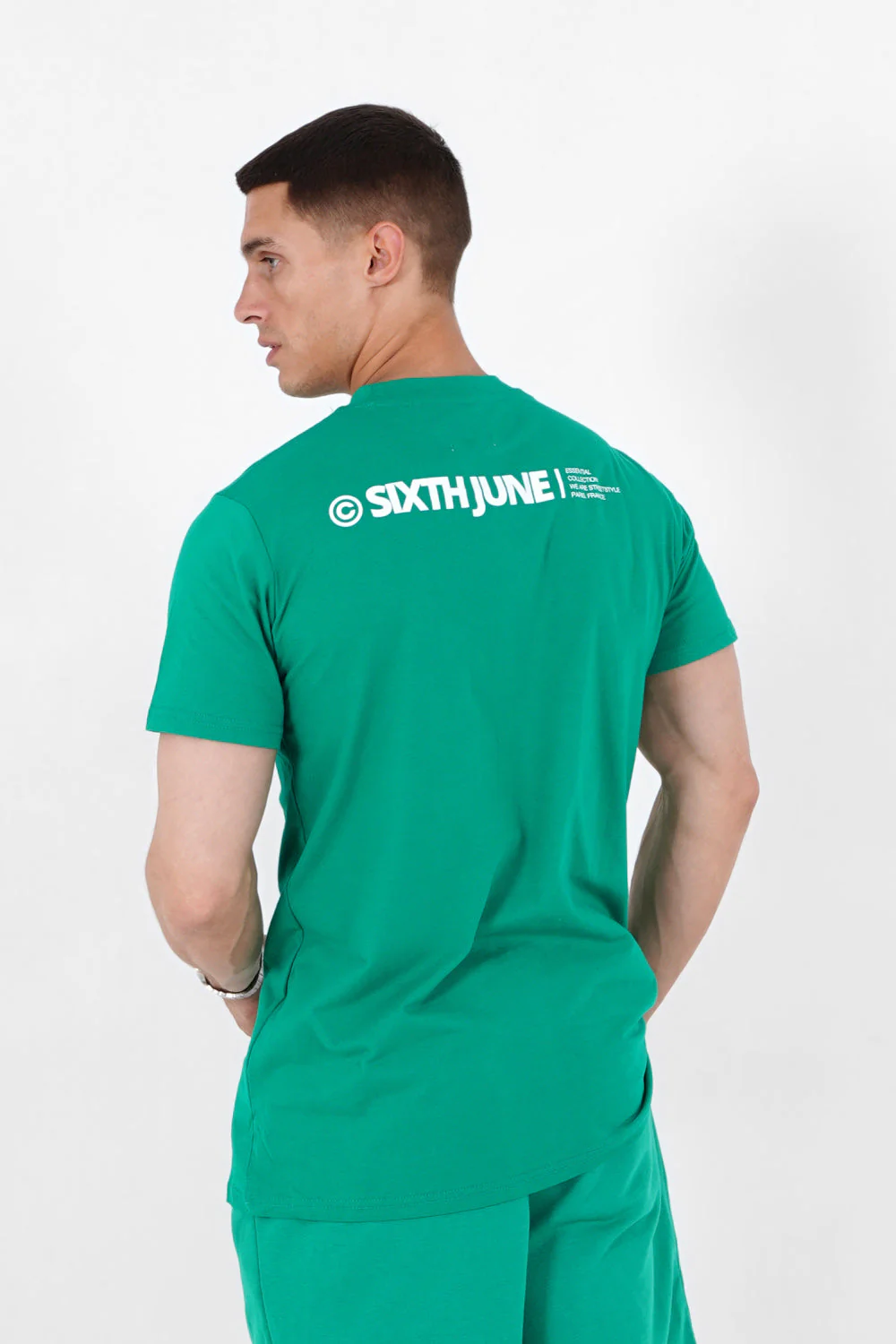T-shirt essential logo Vert