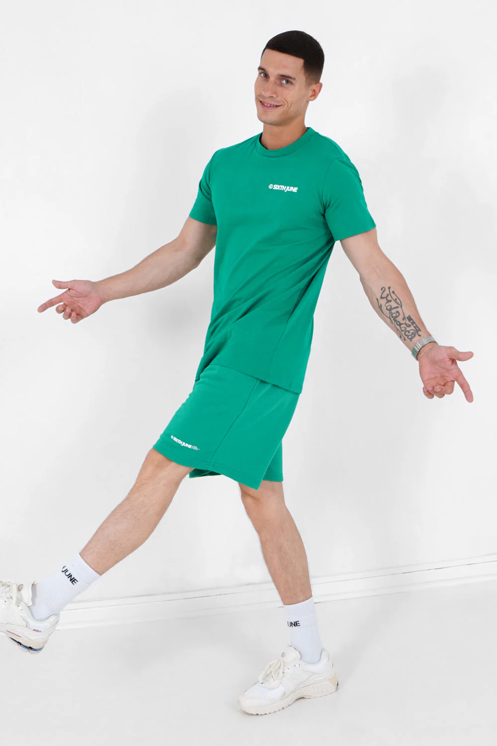 T-shirt essential logo Vert - Image 2