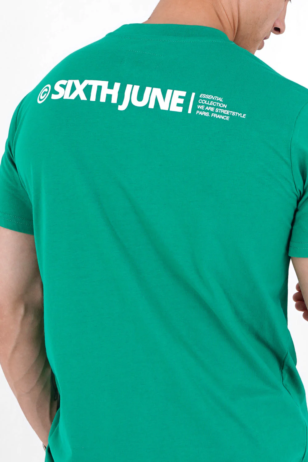T-shirt essential logo Vert - Image 3