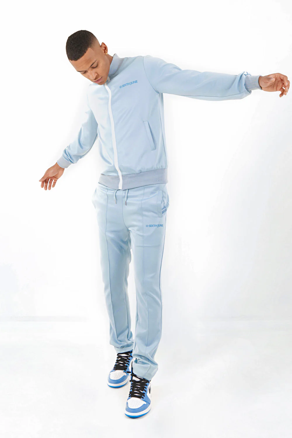 Veste jogging logo Bleu - Image 2