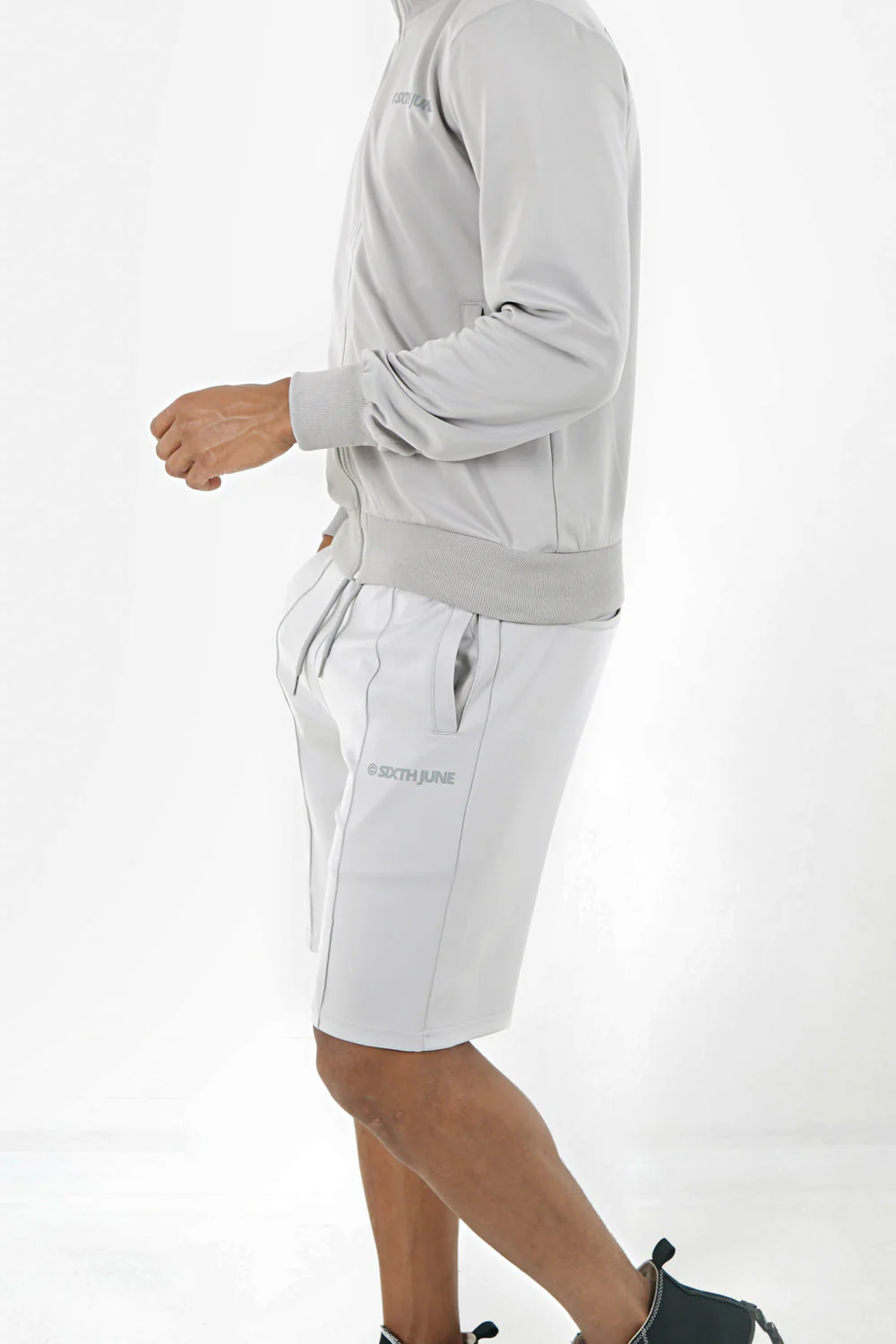Short sport logo Gris - Image 4