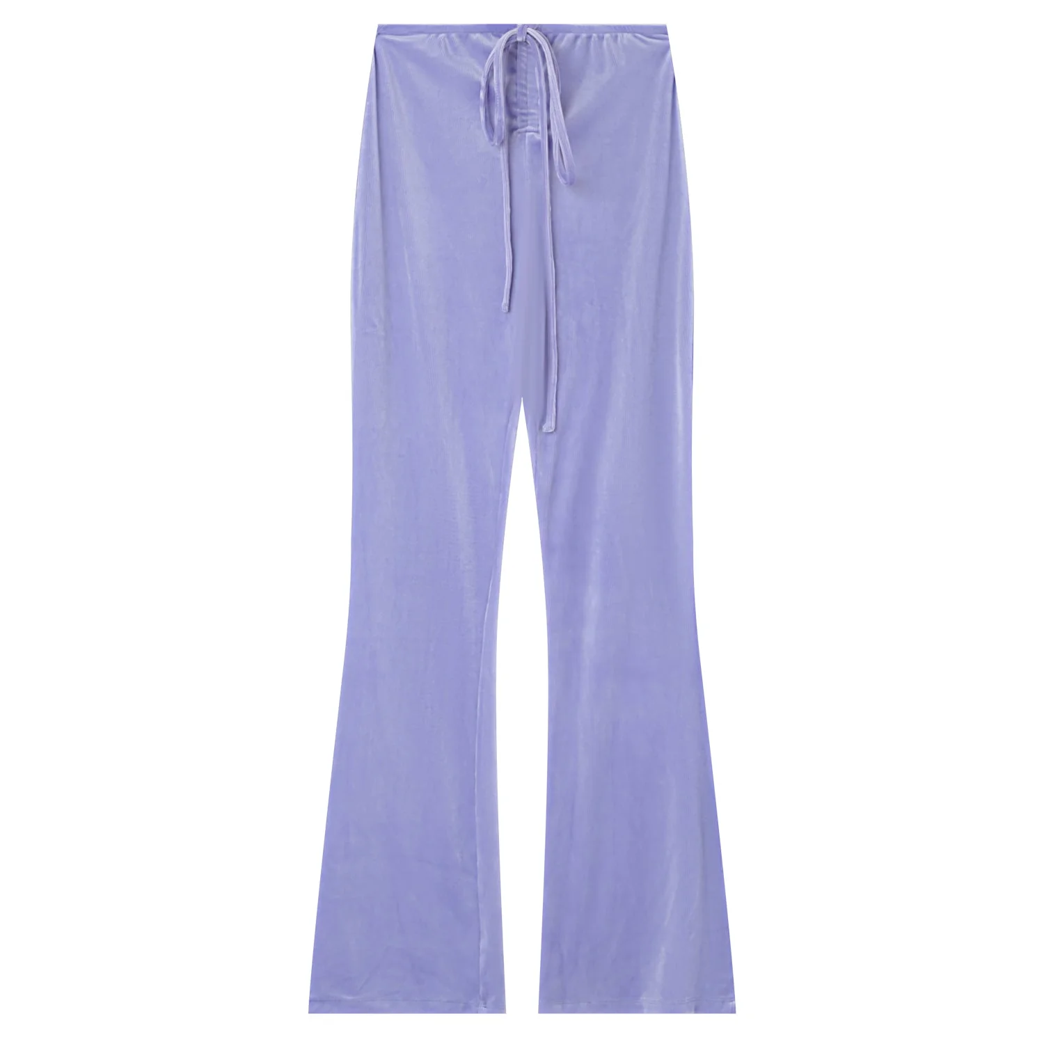 Pantalon cordons velours côtelé Violet - Image 6