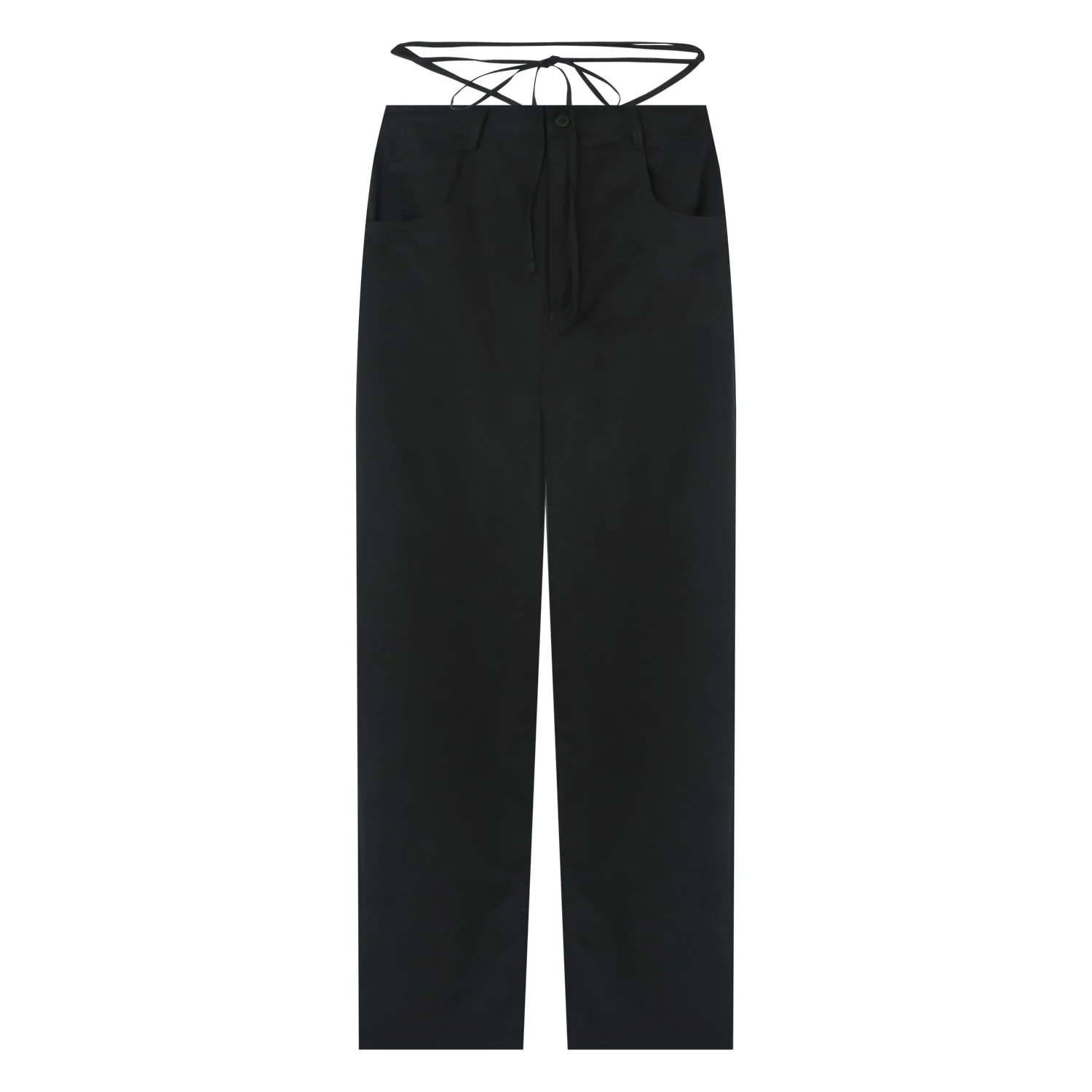 Pantalon droit sergé cordons Noir - Image 6