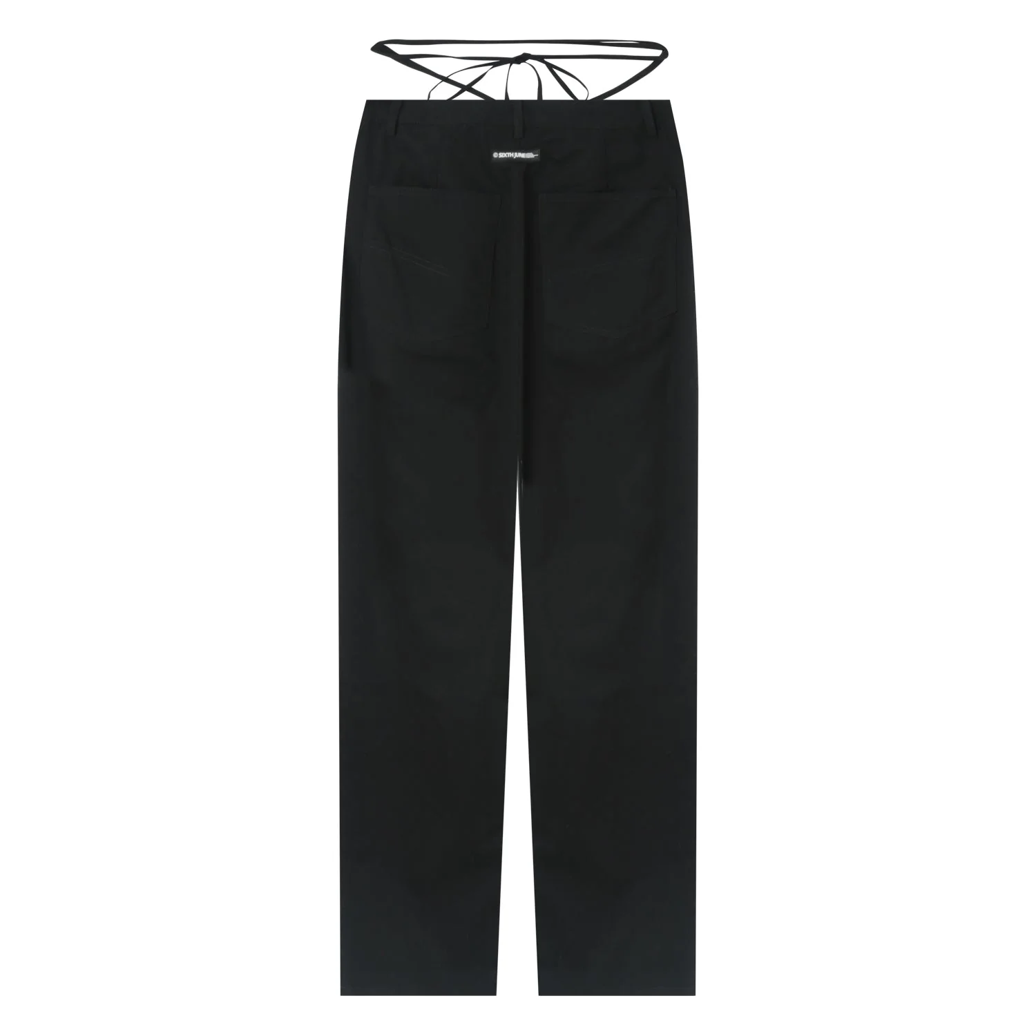 Pantalon droit sergé cordons Noir - Image 7
