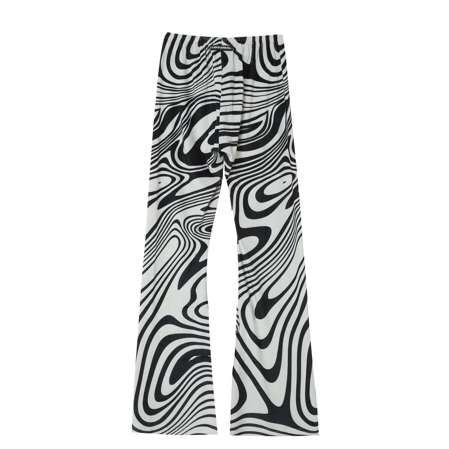 Pantalon psychédélique cordons Noir - Image 7