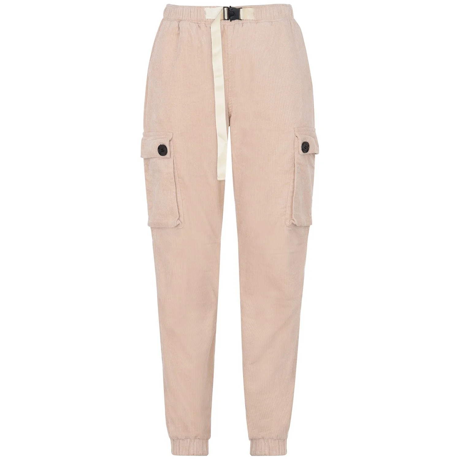 Pantalon cargo velours ceinture beige - Image 6