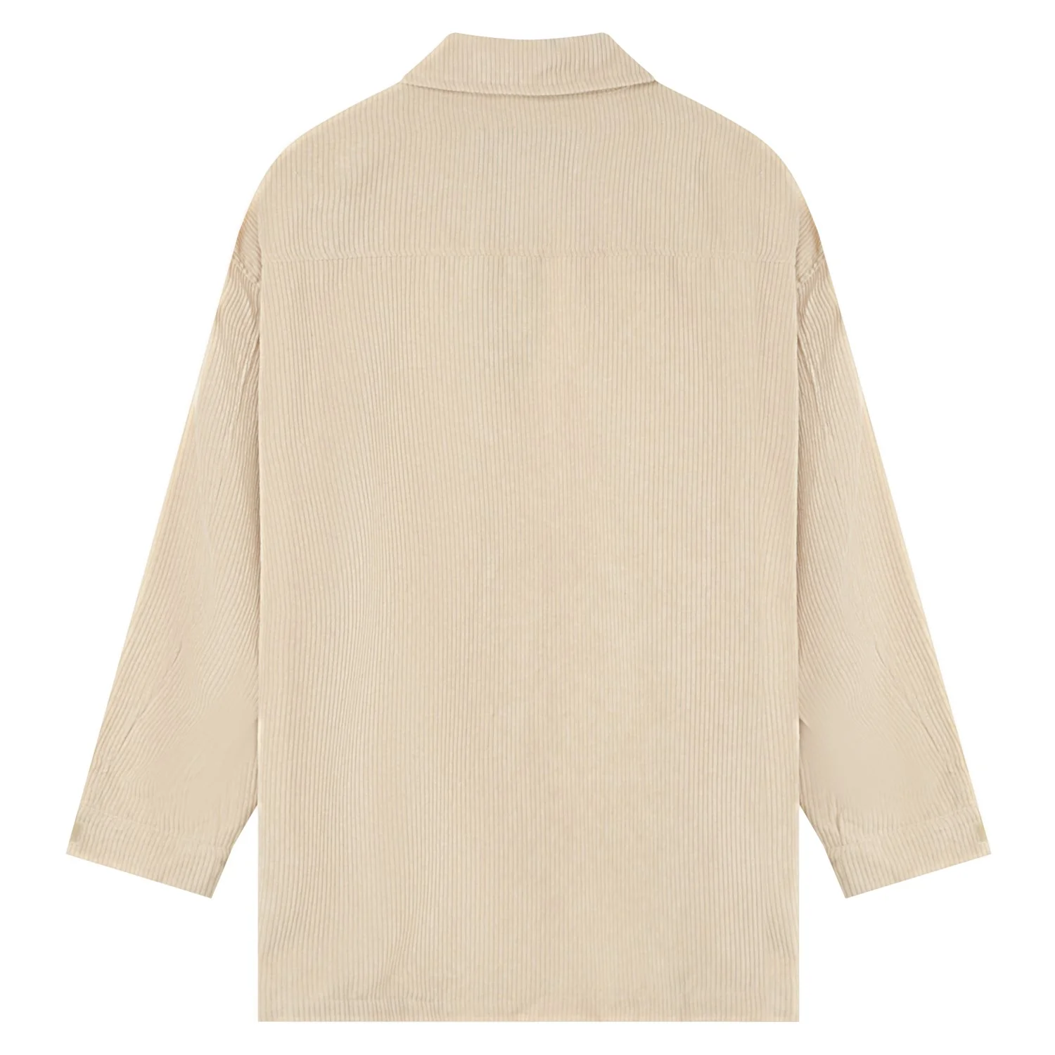 Veste velours côtelé Beige clair - Image 7