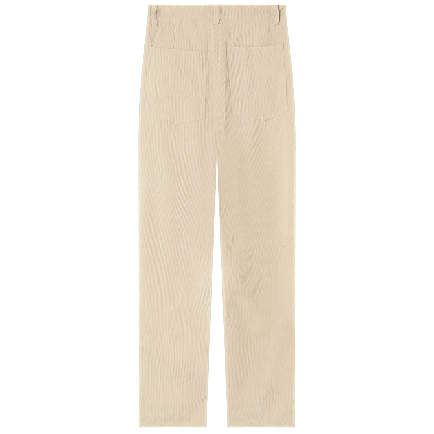 Pantalon droit velours côtelé Beige - Image 7