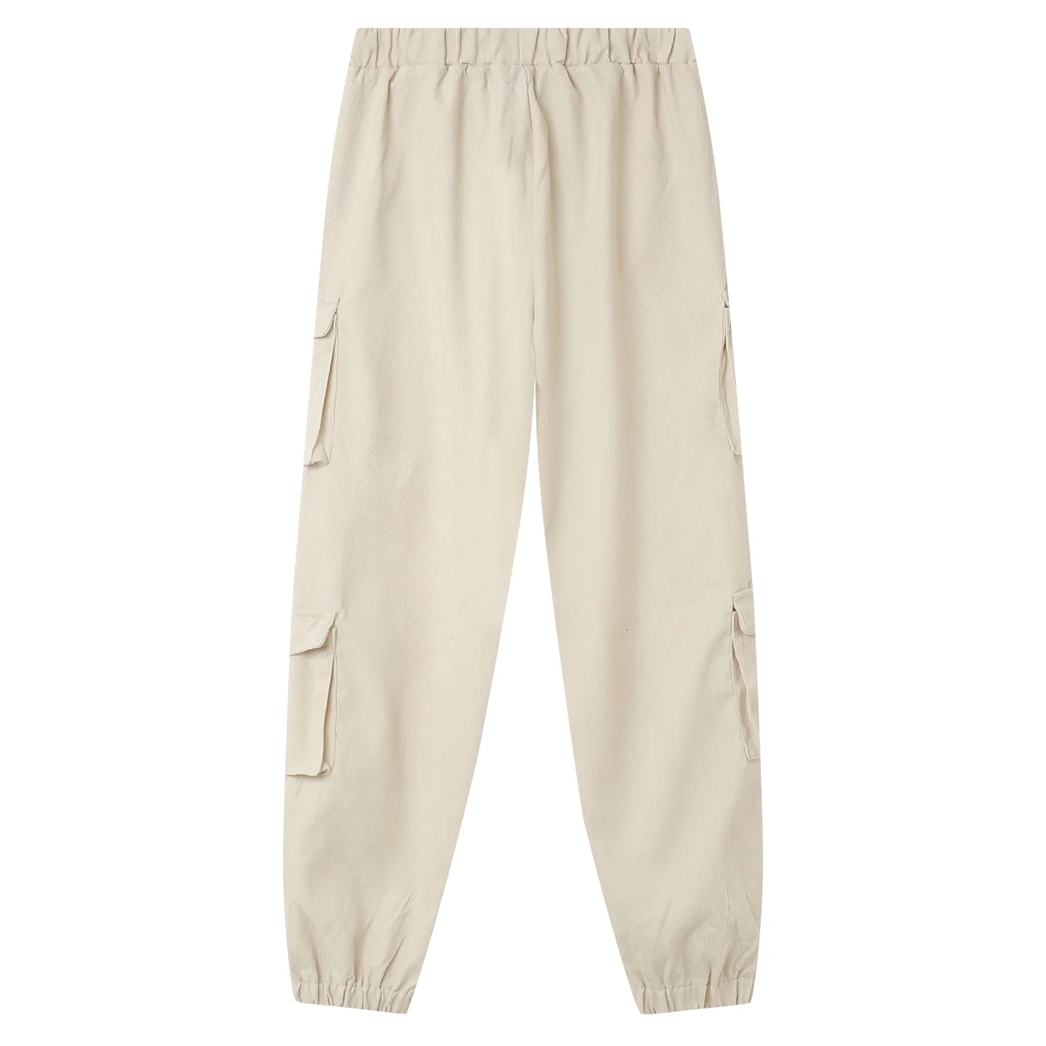 Pantalon cargo côtelé Beige - Image 7